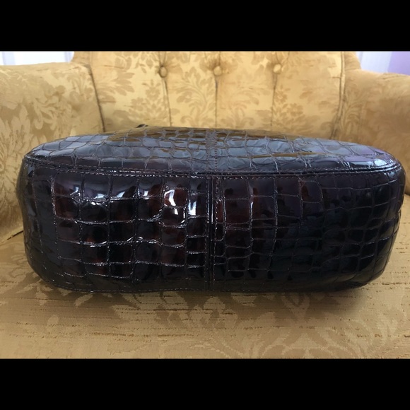 Brighton Embossed Patent Leather Shoulder Bag - Picture 4 of 5